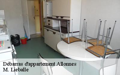 Débarras d'appartement  allonnes-72700 M. Lieballe 