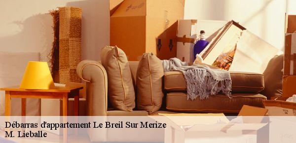 Débarras d'appartement  le-breil-sur-merize-72370 M. Lieballe 