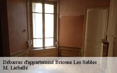 Débarras d'appartement  briosne-les-sables-72110 M. Lieballe 