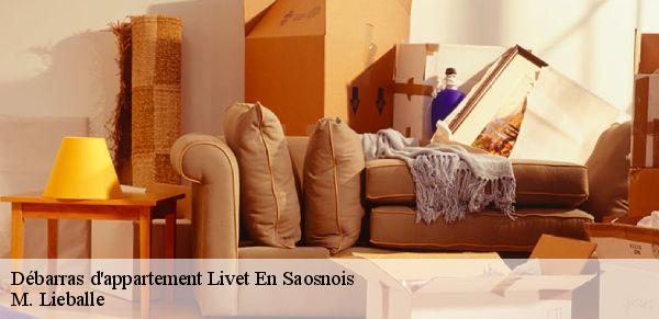 Débarras d'appartement  livet-en-saosnois-72610 M. Lieballe 