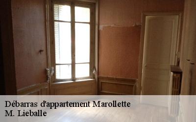 Débarras d'appartement  marollette-72600 M. Lieballe 