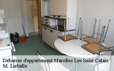Débarras d'appartement  marolles-les-saint-calais-72120 M. Lieballe 
