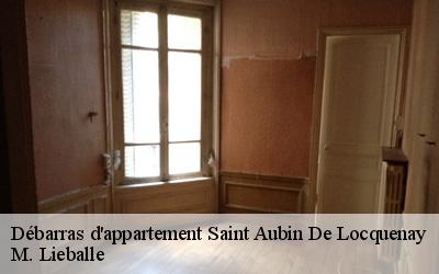 Débarras d'appartement  saint-aubin-de-locquenay-72130 M. Lieballe 