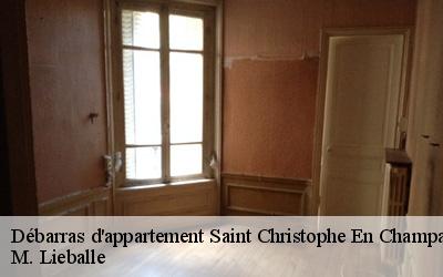 Débarras d'appartement  saint-christophe-en-champagn-72540 M. Lieballe 