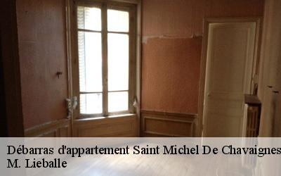 Débarras d'appartement  saint-michel-de-chavaignes-72440 M. Lieballe 