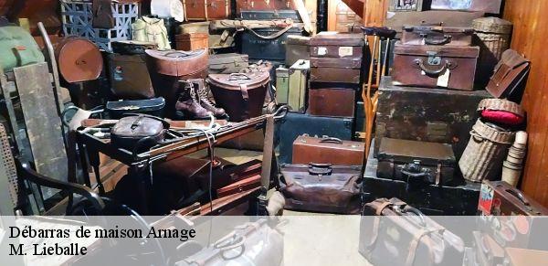 Débarras de maison  arnage-72230 M. Lieballe 