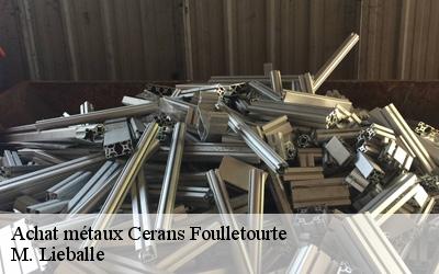 Achat métaux  cerans-foulletourte-72330 M. Lieballe 