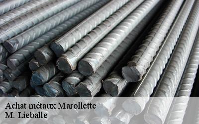 Achat métaux  marollette-72600 M. Lieballe 