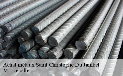 Achat métaux  saint-christophe-du-jambet-72170 M. Lieballe 