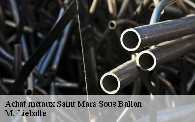 Achat métaux  saint-mars-sous-ballon-72290 M. Lieballe 